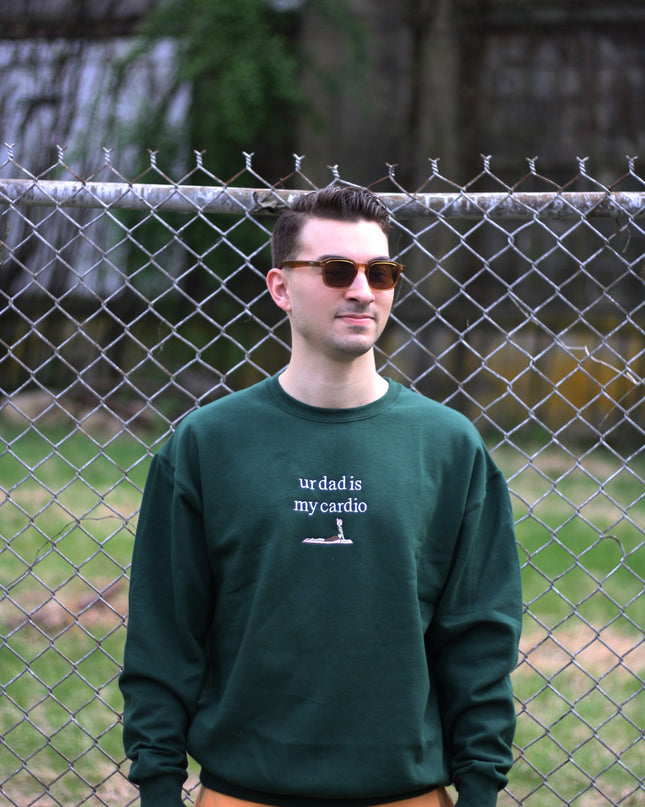 Ur Dad Is My Cardio Embroidered Unisex T-Shirt or Sweatshirt