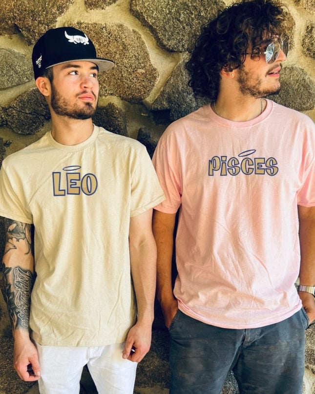 Y2K Astrological Sign Embroidered Tee