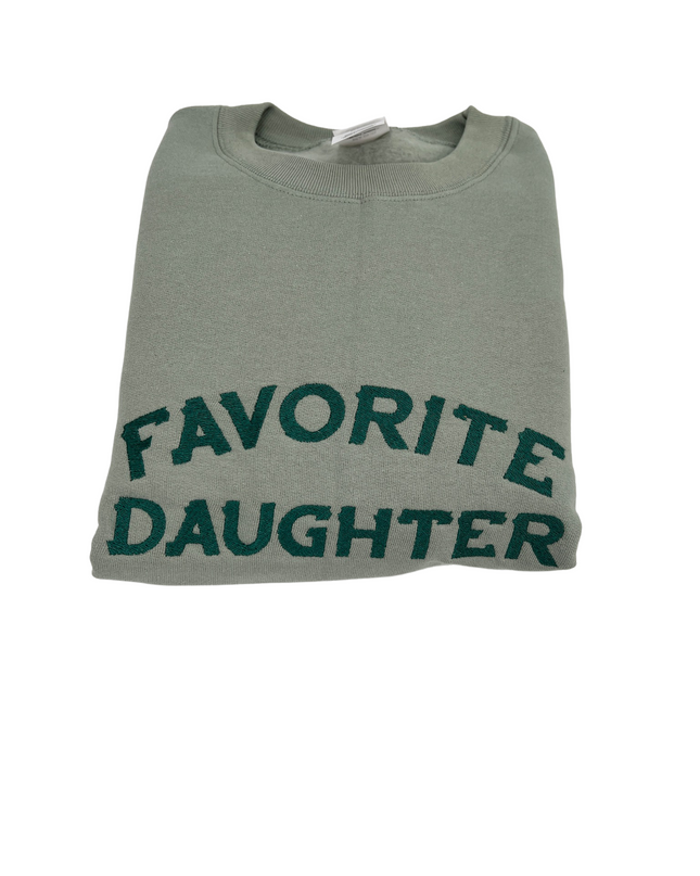 Favorite Daughter Embroidered Crewneck
