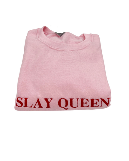Slay Queen Embroidered Unisex T-Shirt & Sweatshirt