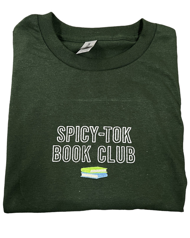 Spicy Tok Book Club Embroidered Unisex T-Shirt or Sweatshirt