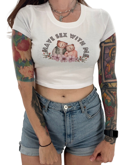 Vintage Have Sex With Me Crop