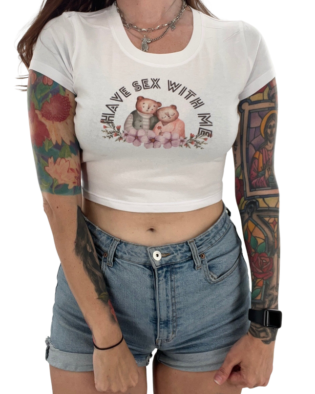 Vintage Have Sex With Me Crop