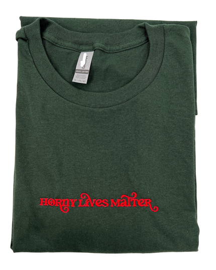 Horny Lives Matter Embroidered Tee