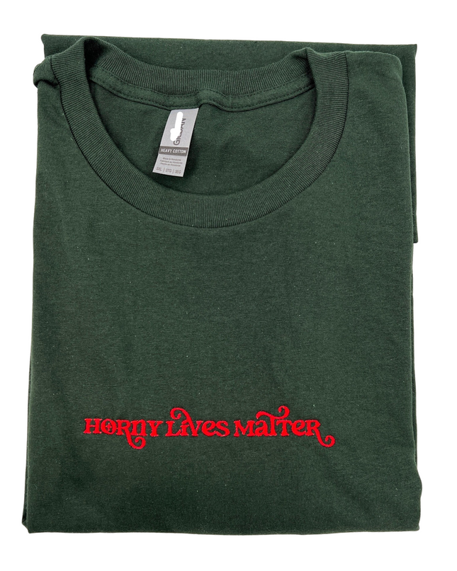 Horny Lives Matter Embroidered Tee