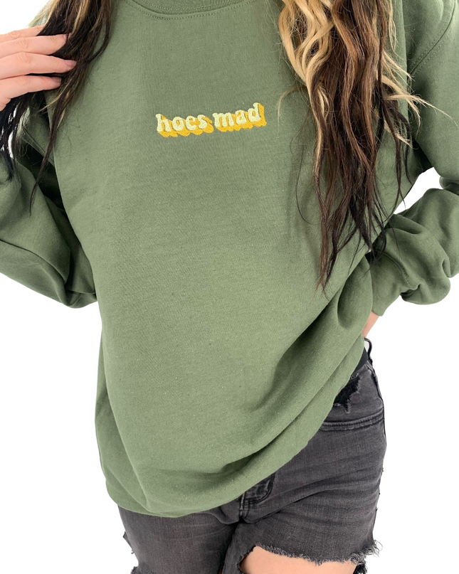 Hoes Mad Embroidered Crewneck