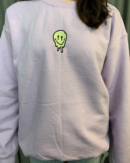 Smiley Drip Crew Neck