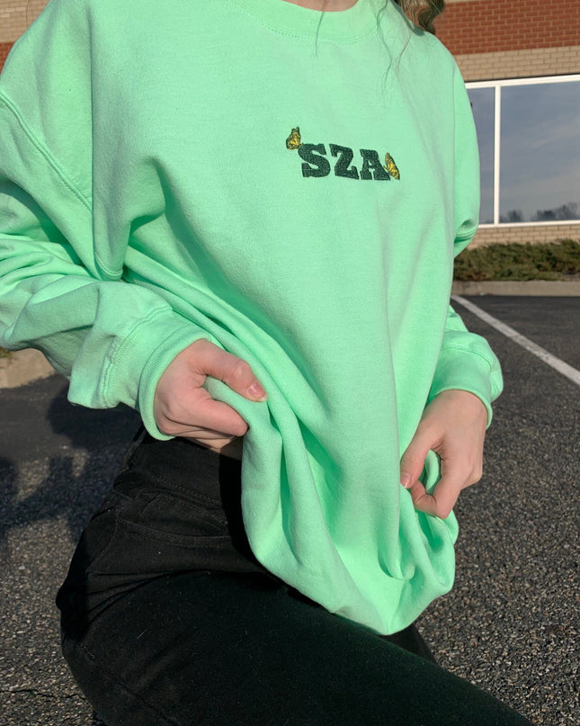 SZA Butterfly Crewneck