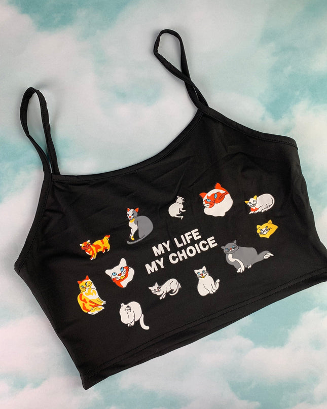 Life Decisions Crop Top