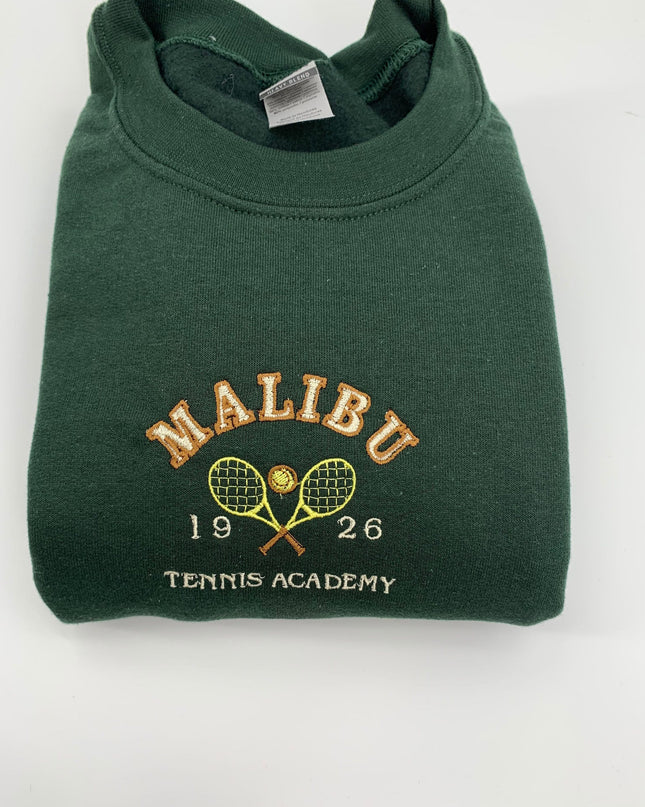 Malibu Tennis Academy Embroidered Crewneck Sweatshirt