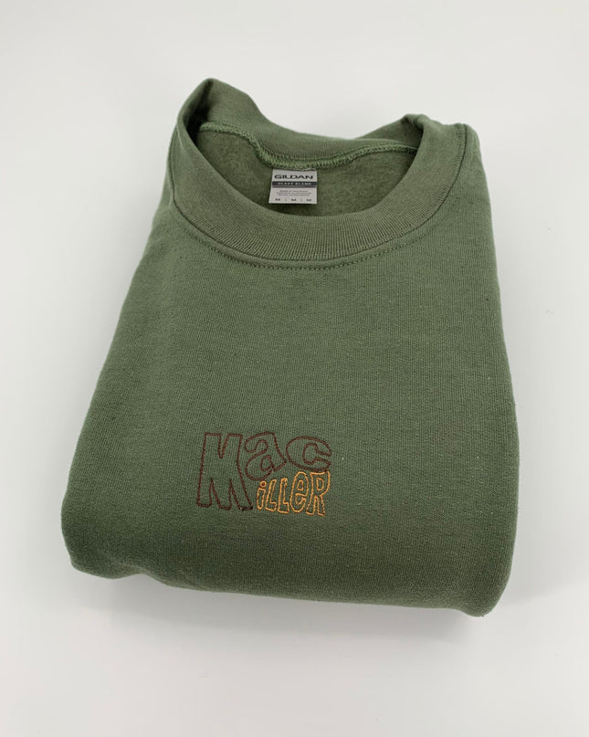 Mac Embroidered Crewneck