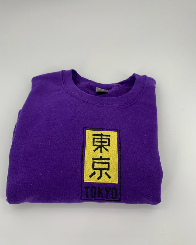 Tokyo Kanji Embroidered Crewneck