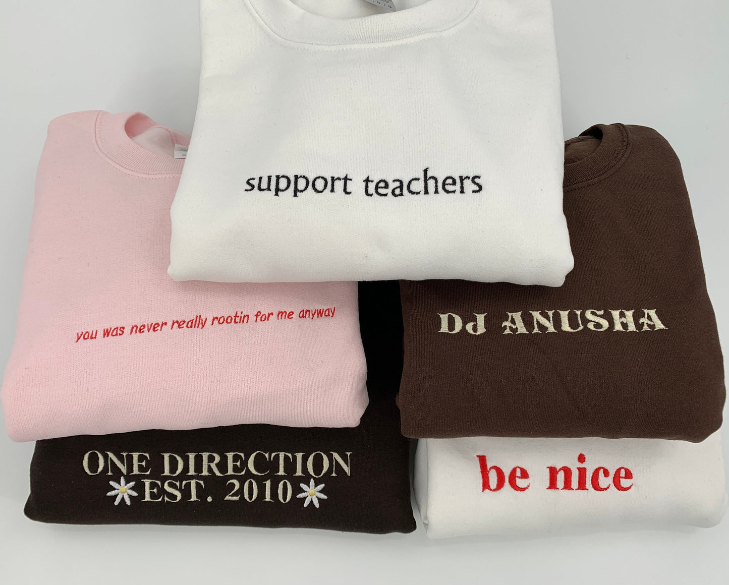Custom Embroidered Crewneck