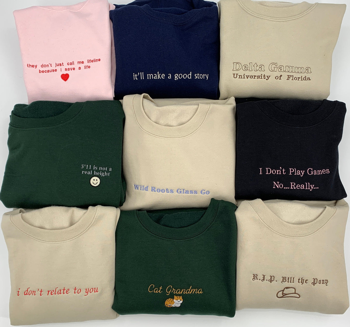 Custom Embroidered Crewneck