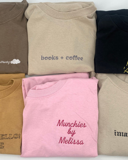 Custom Embroidered Tee