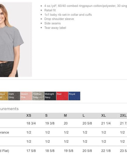 Custom Embroidered Crop Top | Customizable Embroidered Crop Top | Personalized Crop Top | Gift for Her | Custom Edgy Tee | Trendy Gift