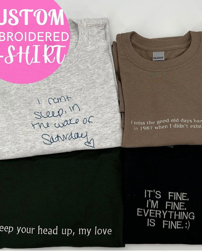 Custom Embroidered Unisex Tee