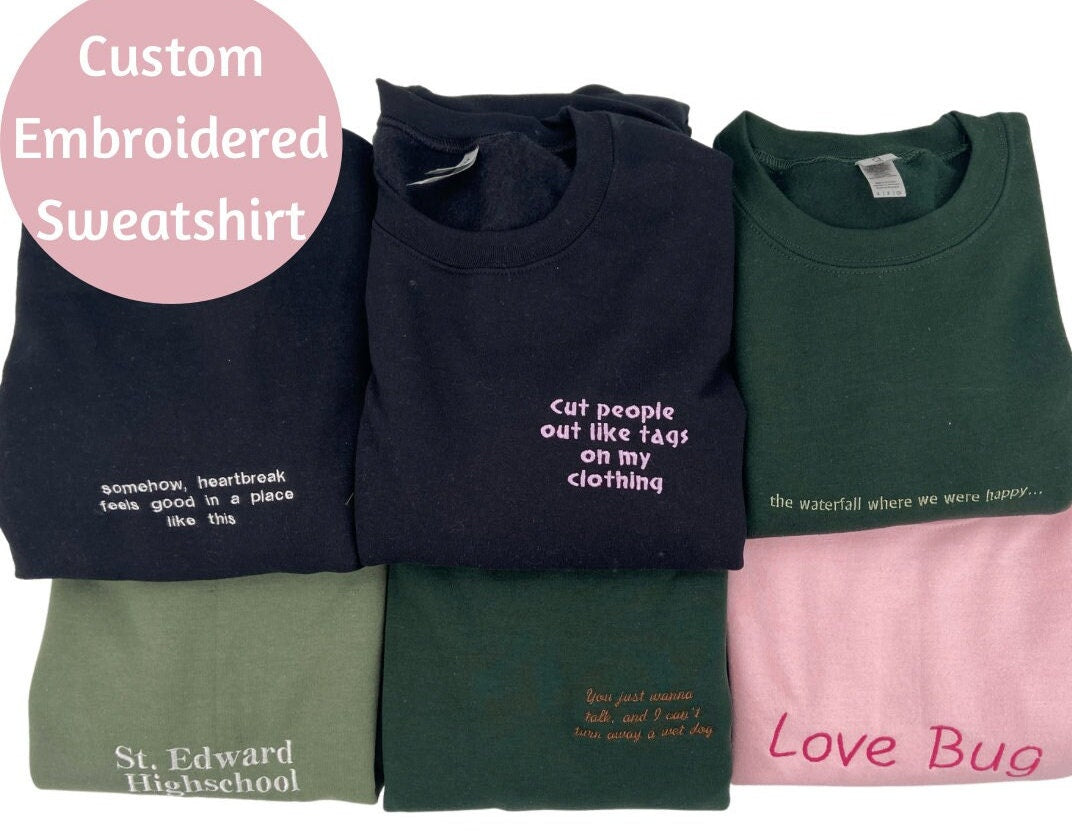 Custom Embroidered Crewneck