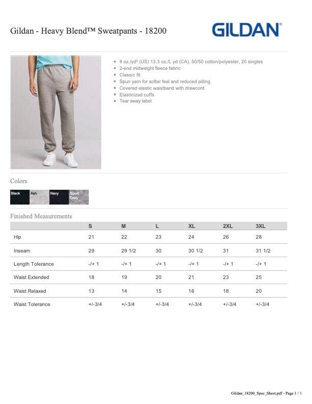 Custom Embroidered Sweatpants