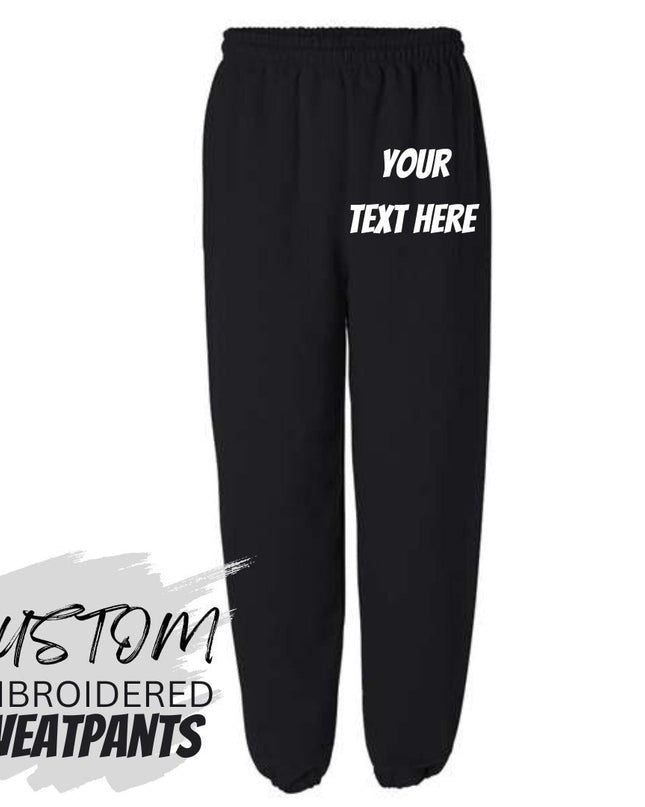 Custom Embroidered Sweatpants