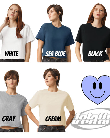 How To Prove Your Love Embroidered Cropped Tee