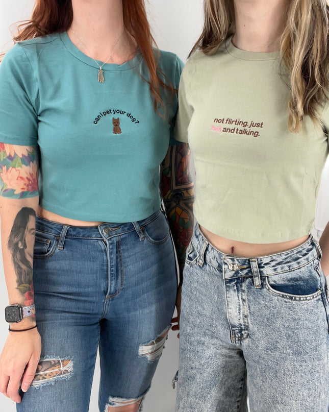 Custom Embroidered Baby Tee