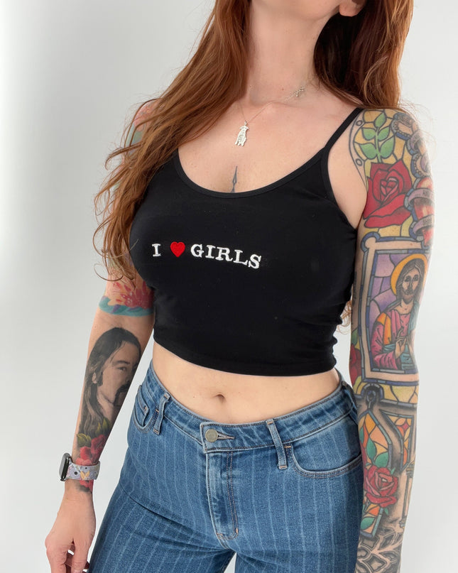 I Love Girls Spaghetti Strap Tank