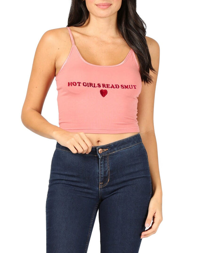 Hot Girls Read Smut Crop Top or Tank Top