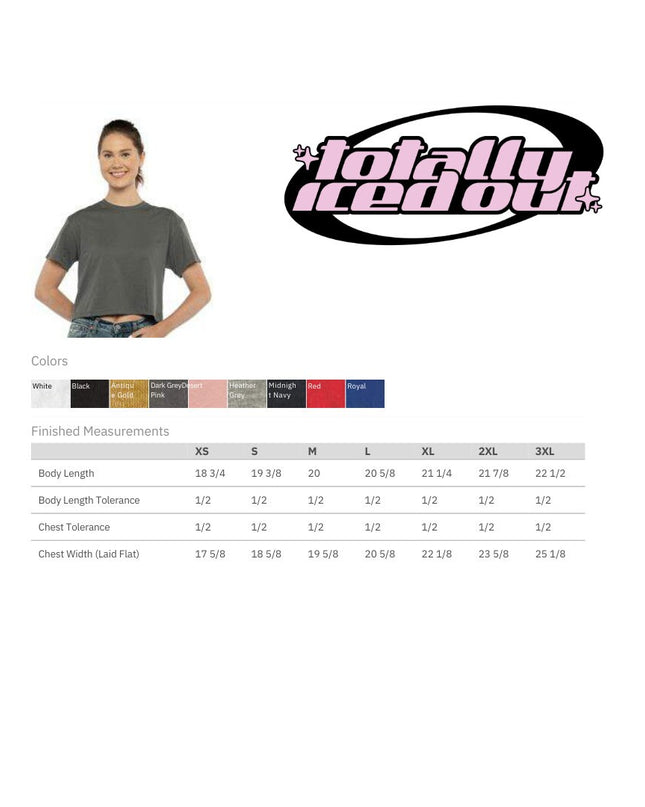 Man Hater Embroidered Cropped Tee