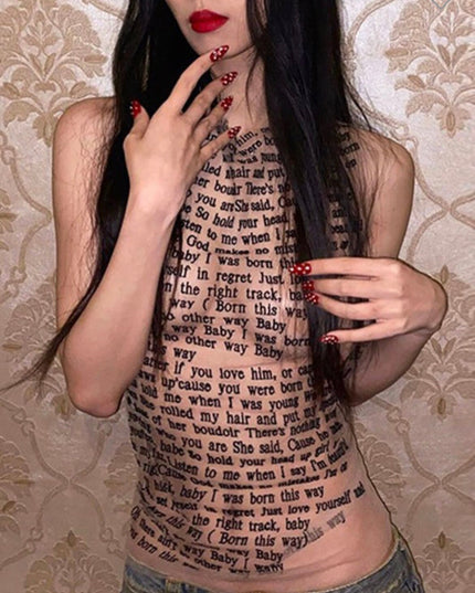 Born This Way Sheer Tank Top