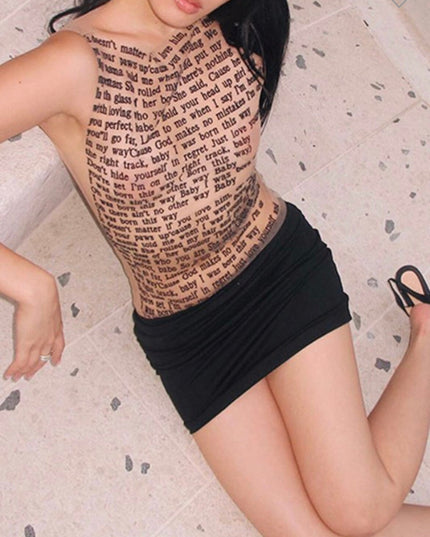 Born This Way Sheer Tank Top