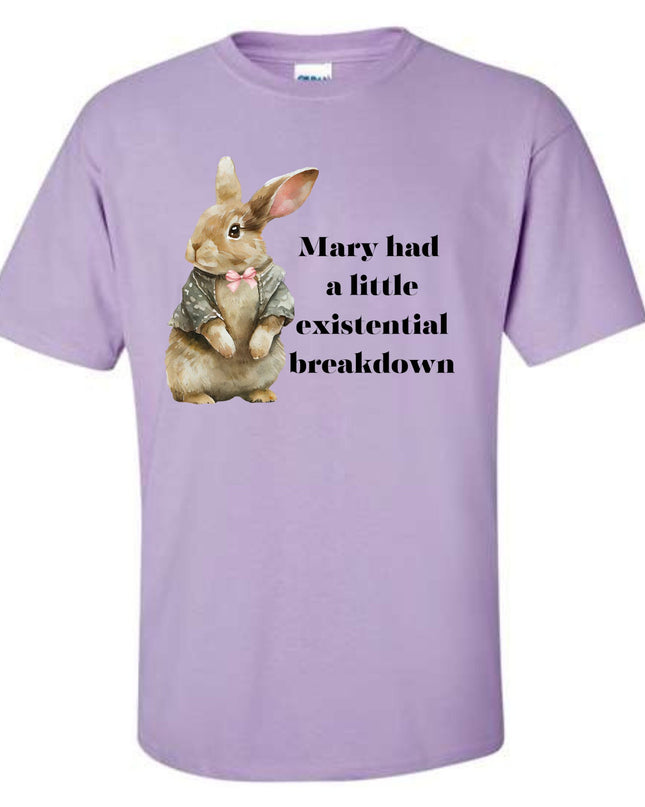 Mary Had a Little Existential Breakdown T-Shirt or Crewneck  Sweatshirt