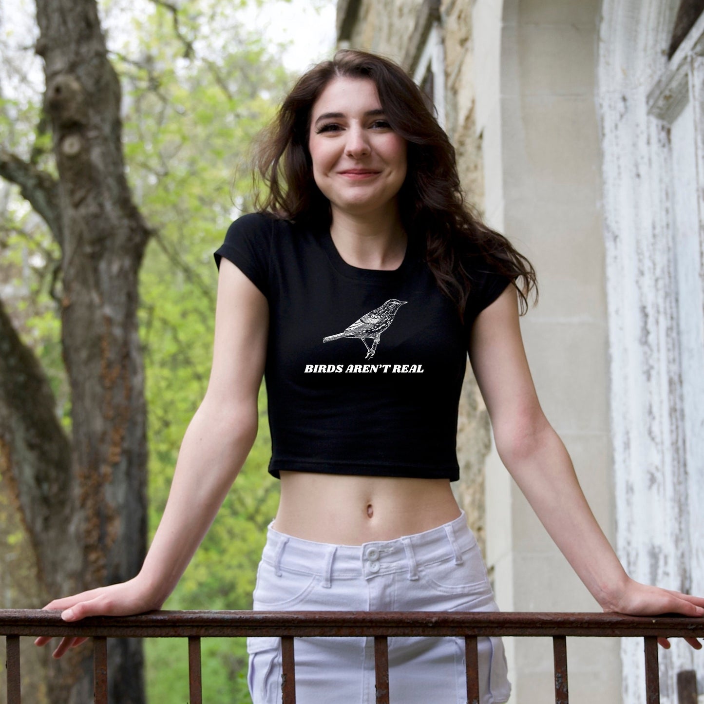 Birds Aren't Real Crop Top