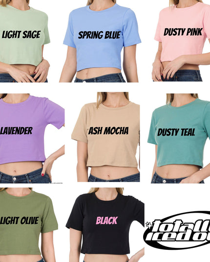 Women's Hearts Are Lethal Weapons Embroidered Crop Top