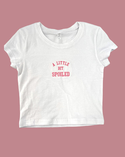 A Little Bit Spoiled Crop Top