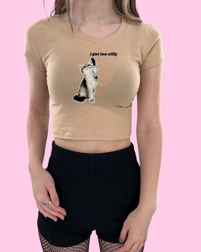 I Got Too Silly Crop Top