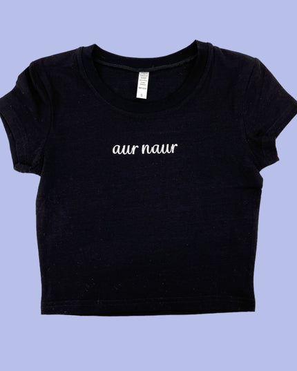 a black t - shirt with the word air naur printed on it