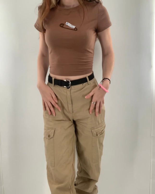 Sour Embroidered Crop Top